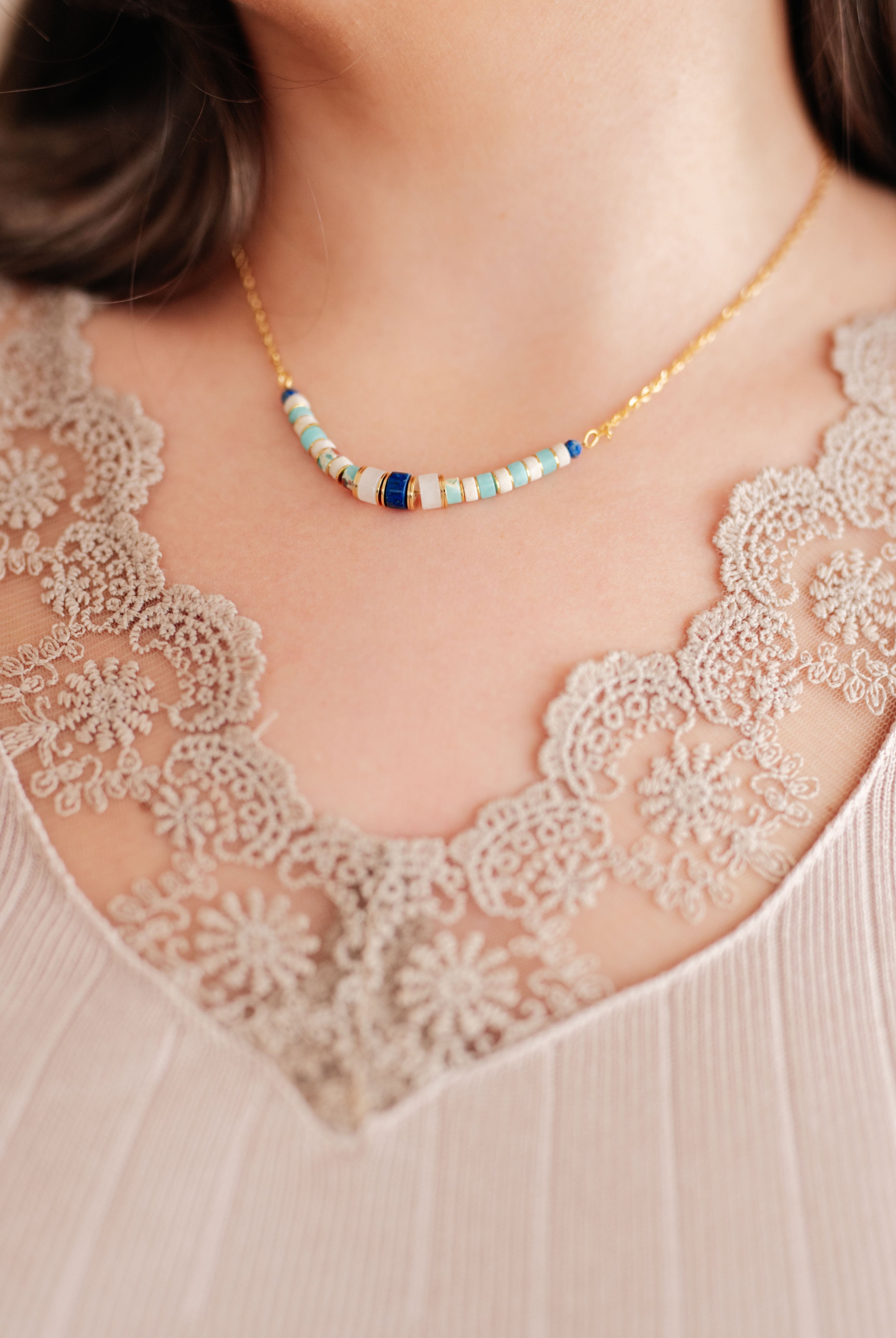 Sweet Stacks Beaded Necklace